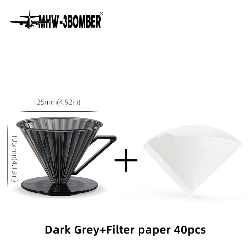 Elf Dripper PC Coffee Filter 1-4 Cup Professional Home Barista Espresso Filters Cafe Bar Accessories