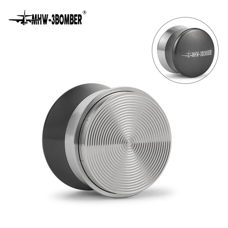 58.35mm Coffee Tamper Stainless Steel Thread Base Coffee Leveller Fit 58mm Espresso Portafilter
