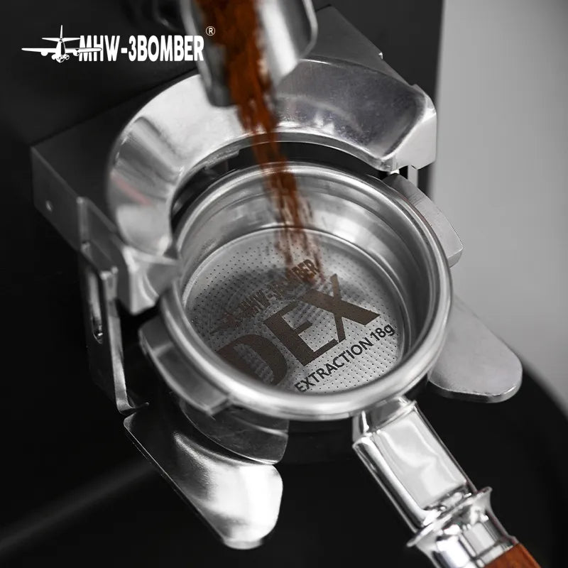Precise 58.5mm Espresso Coffee Filter Baskets 18g 20g with Espresso Puck Screen Fit 58mm Portafilter