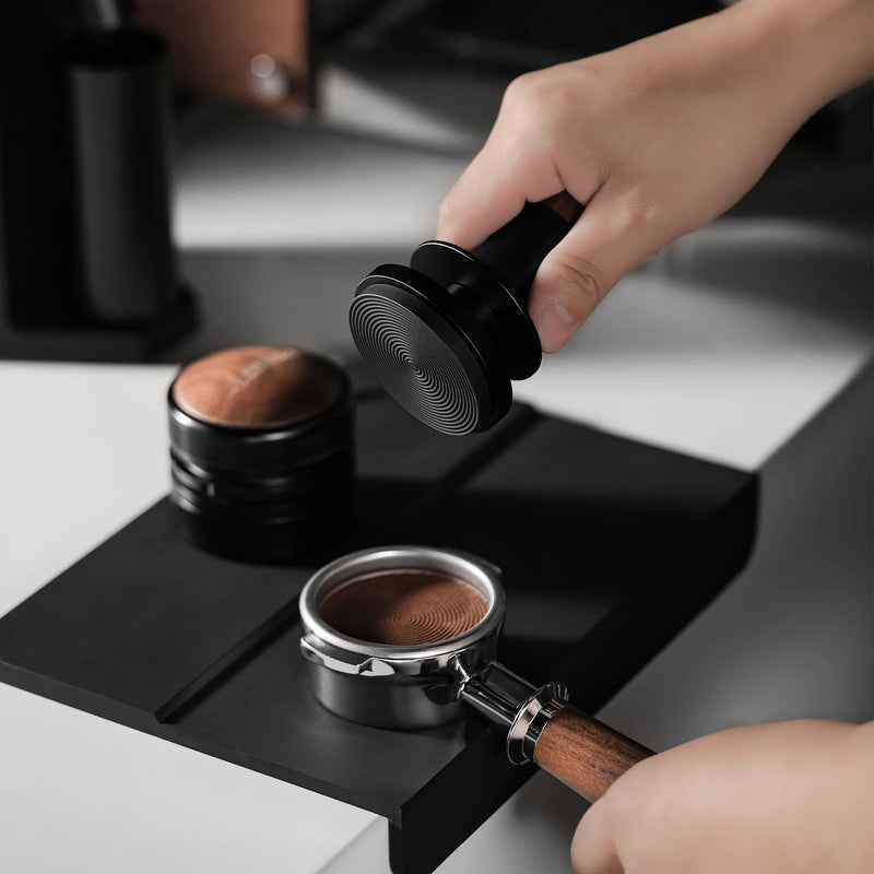 30lbs Coffee Tamper Ripple Base Constant Pressure Espresso Tamper 3pcs Calibrated Spring Loaded