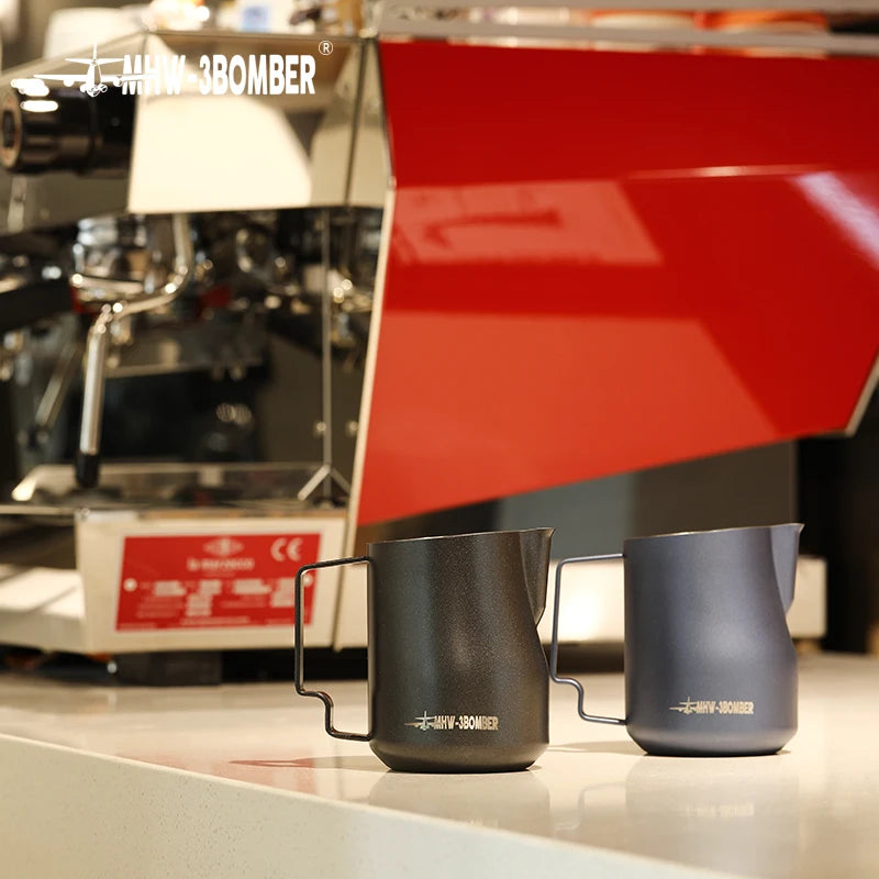 350ml 450ml Stainless Steel Milk Frothing Pitcher Turbo Latte Art Jug Barista Coffee Tool