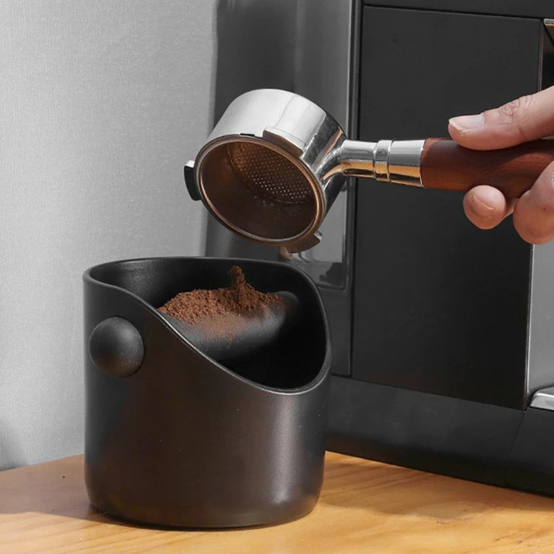 Coffee Knock Box Espresso Grounds Container Anti Slip Dump Bin Barista Tool KFQZH01 ABS