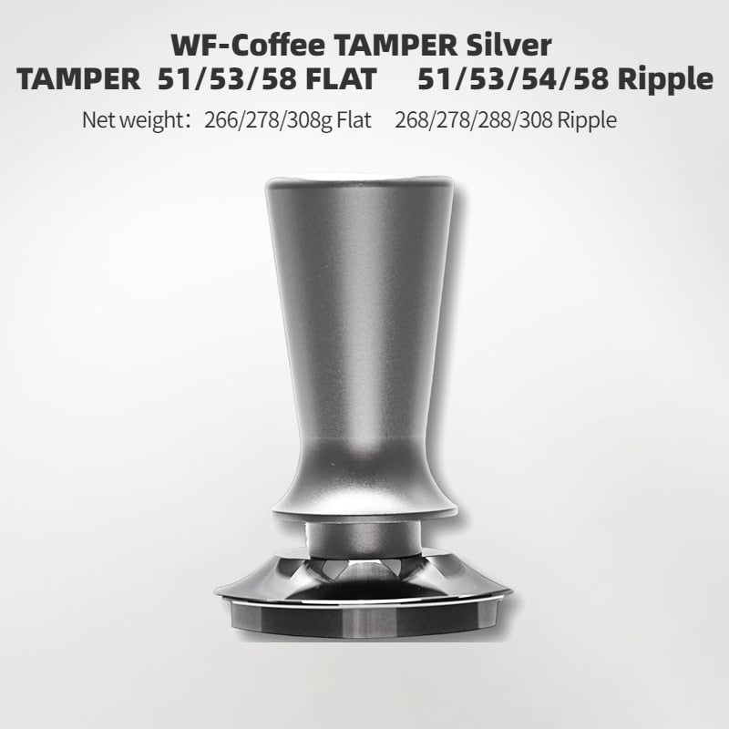 Adjustable Depth Coffee Tamper Calibrated Steady Pressure Espresso Distributor Stainless Steel Force