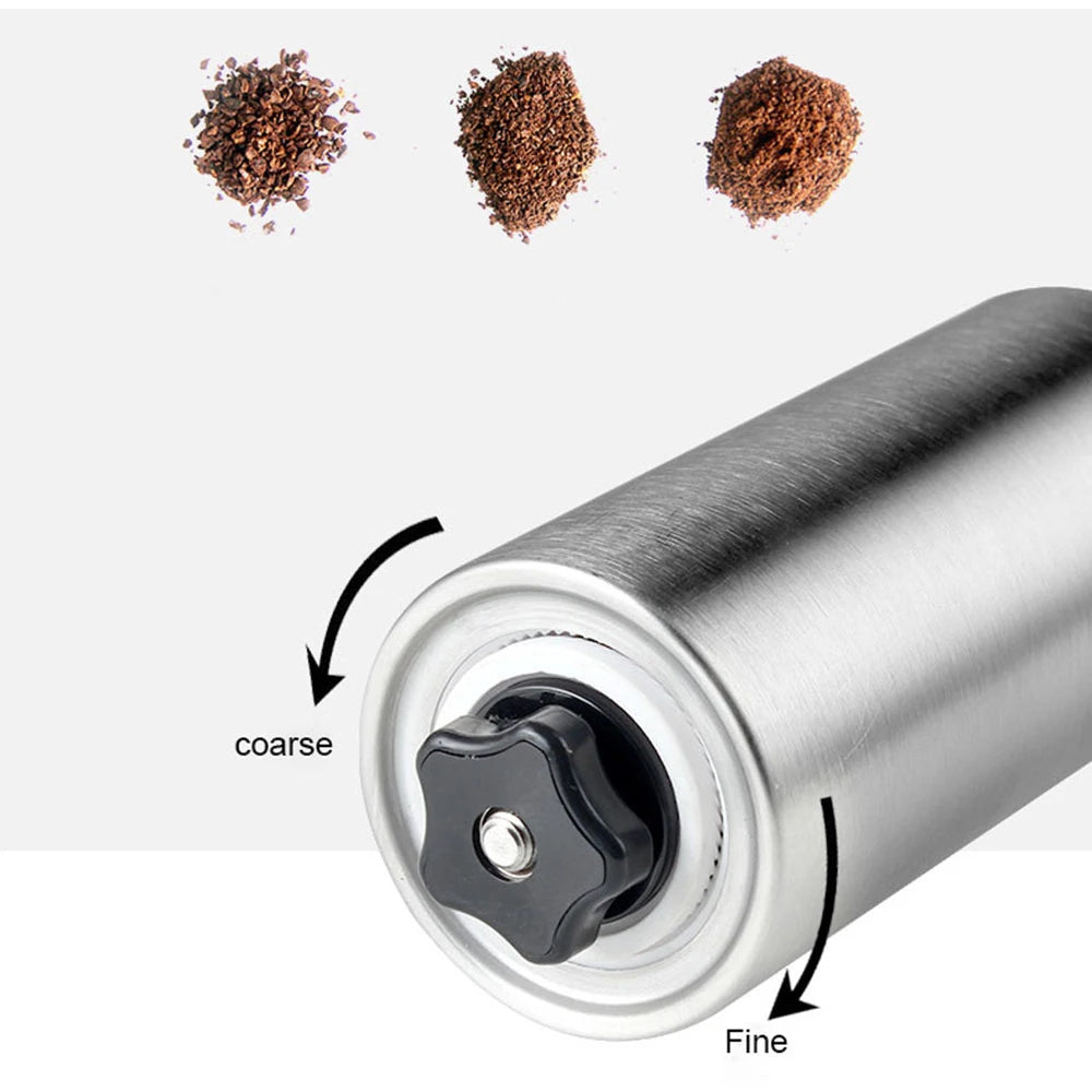 Mini Manual Coffee Grinder|Stainless Steel Hand Bean Grinder Compatible with Nespresso & Dolce Gusto