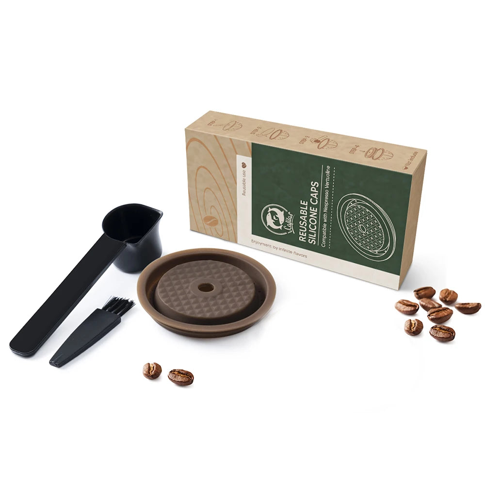 Reusable Silicone Lid for Nespresso® Vertuo Next & Pop Capsules