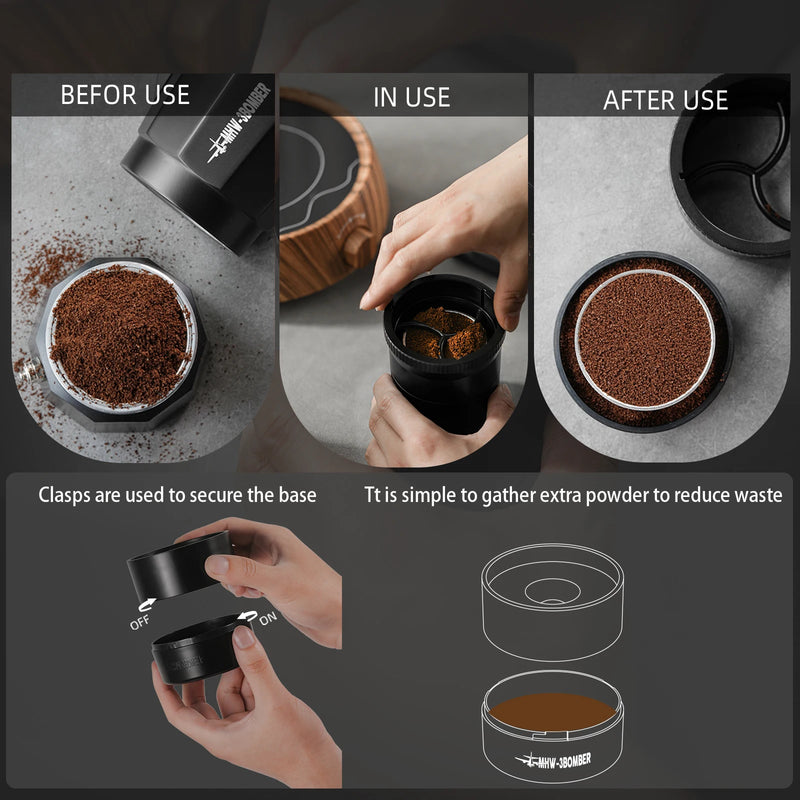 Moka Pot Coffee Distributor Adaptive Height Mocha Coffee Distribution Leveler Tools Home Barista