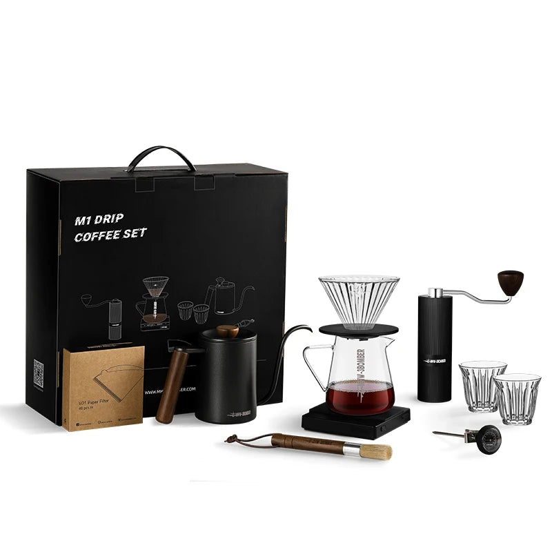 Deluxe Hand Brewed Coffee Set of 1 Pieces Kitchen Espresso Scale Coffee Grinder and Filter Cups