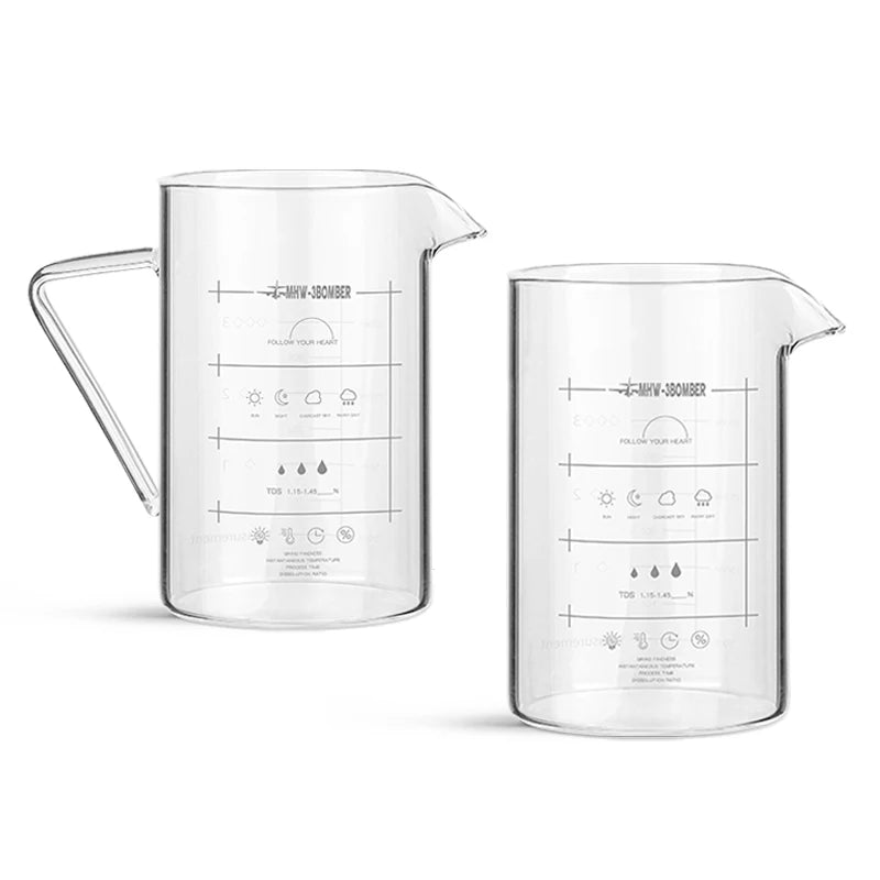 360ml Clear Glass Coffee Server Delicate Hand Brew Coffee Accessories Professional Barista Cafe Tool