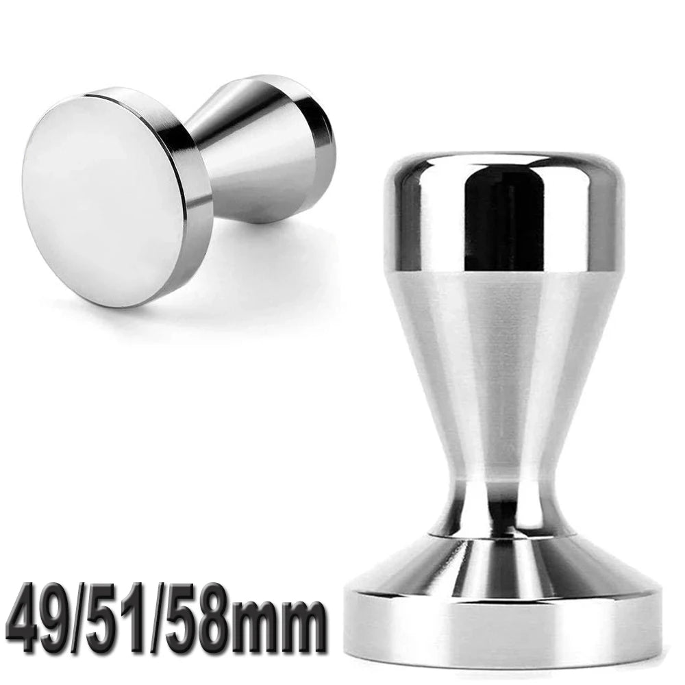49mm 51mm 58mm Coffee Tamper Flat Base Solid Home Café Calibrated Pressure Espresso Coffee Hammer