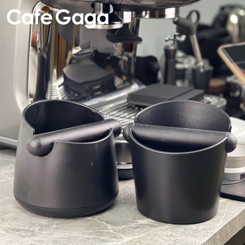 Espresso Knock Box Coffee Grounds Container | Non-Slip Dump Bin for Delonghi, Breville & Barista Use