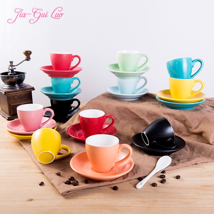 100ml padded ceramic Macaron coffee cup Frosted Cups small and lovely office furniture