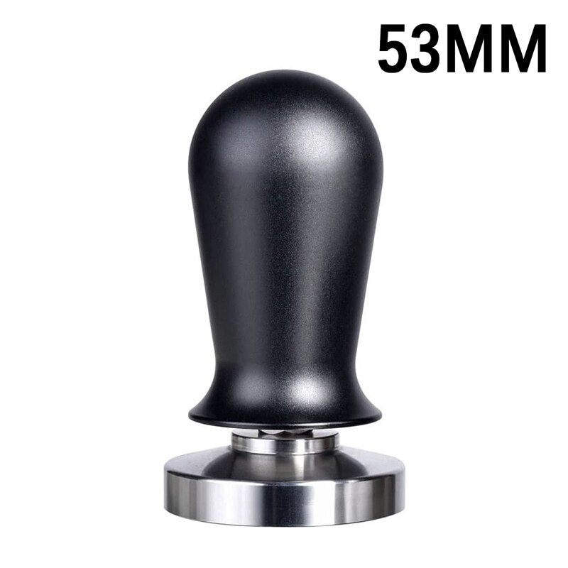 Calibrated Espresso Coffee Tamper 30lb Spring Loaded Elastic Coffee Tamper Aluminum/Wooden Stainless