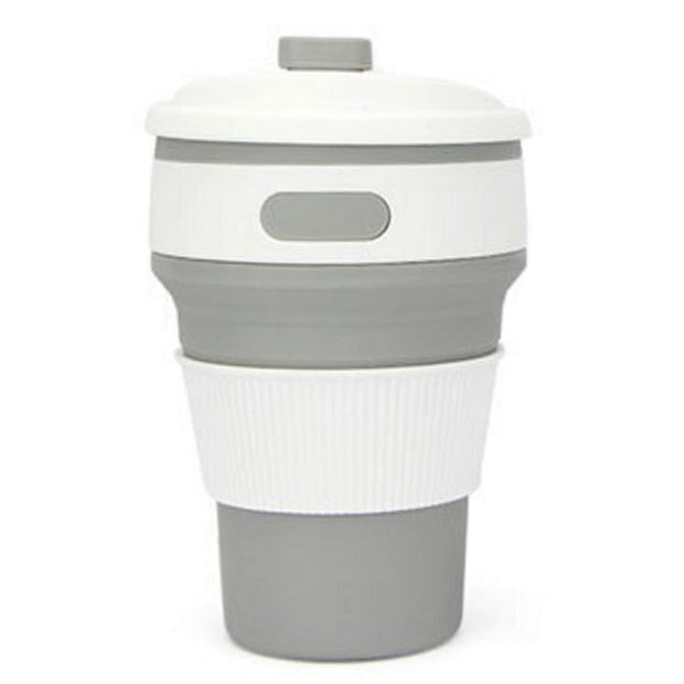 Folding Silicone Portable Silicone Telescopic Drinking Collapsible coffee cup multi-function