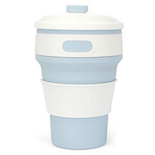 Portable Silicone Cup Hot Folding Silicone Telescopic Multi-function Collapsible Drinking Coffee Cup