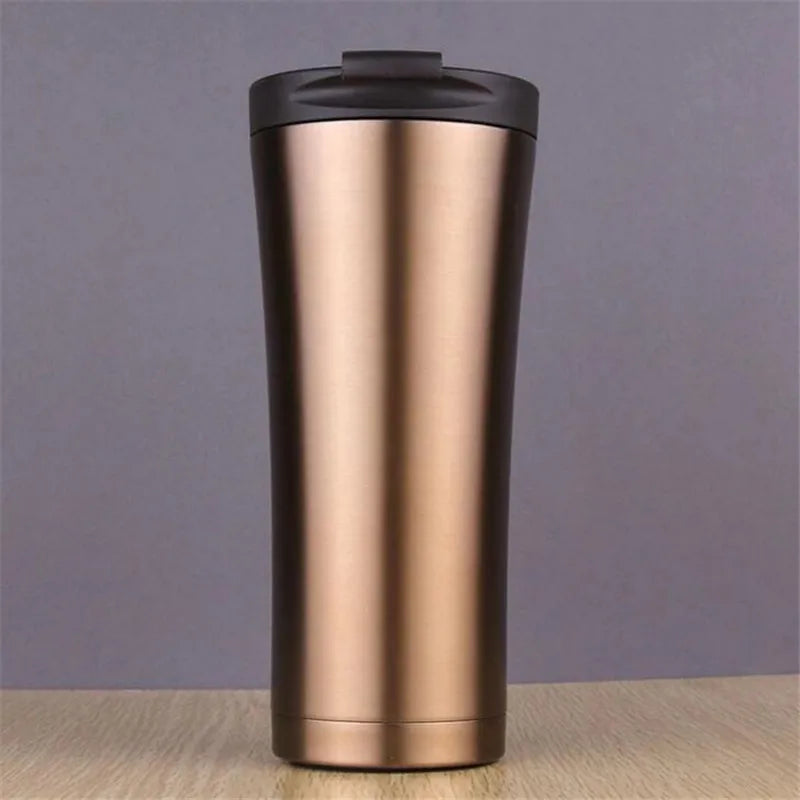 500ML Coffee Tea Mug Milk Water Bottle Thermocup Thermo Mug Double Wall Stainless Steel Coffee Mug