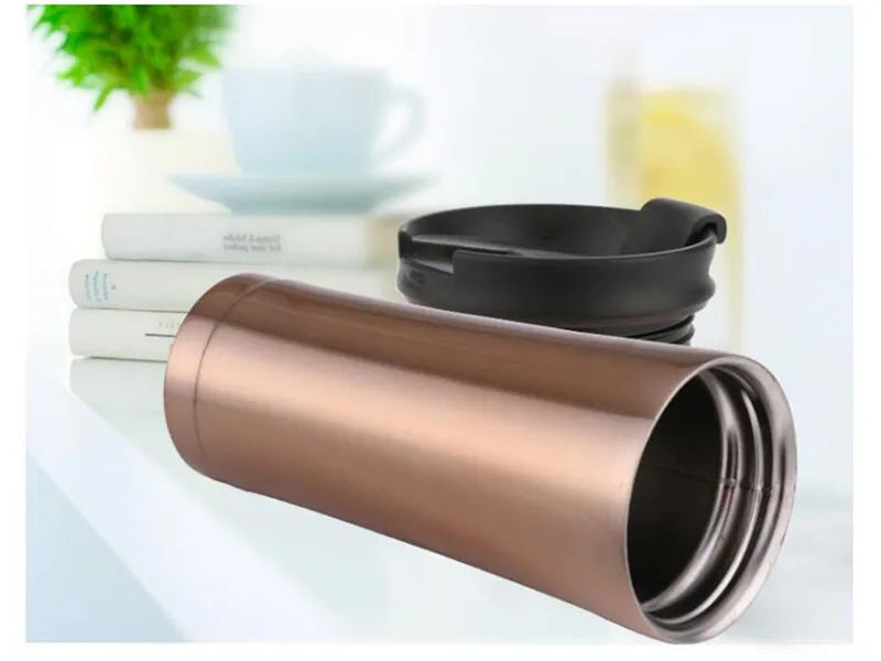 500ML Coffee Tea Mug Milk Water Bottle Thermocup Thermo Mug Double Wall Stainless Steel Coffee Mug