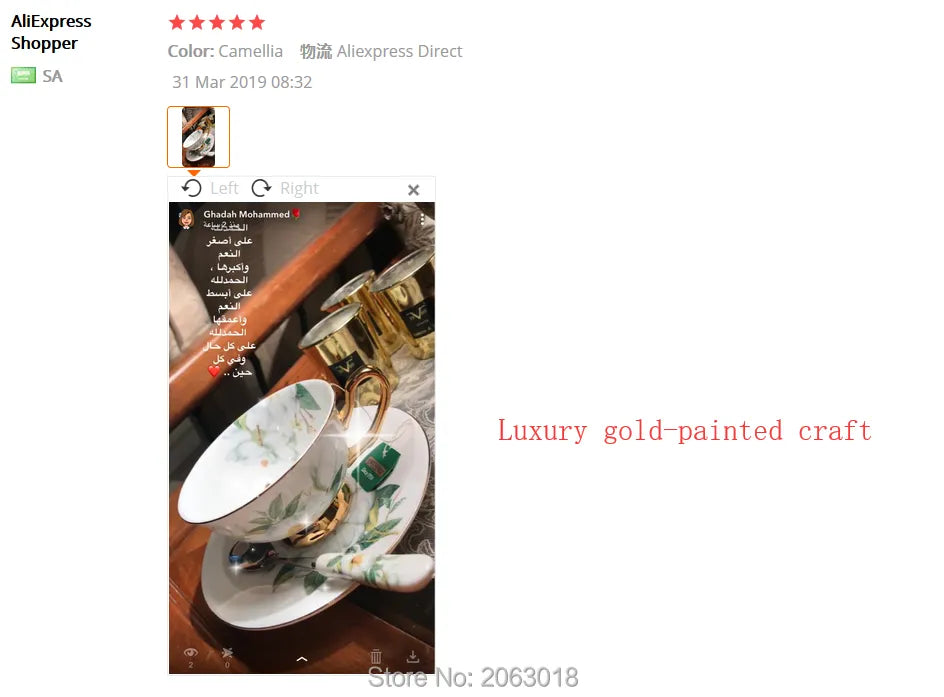 Europe Bone China Coffee Cup Saucer Spoon Set 200ml Luxury Ceramic Mug Top-grade Porcelain Tea Cup