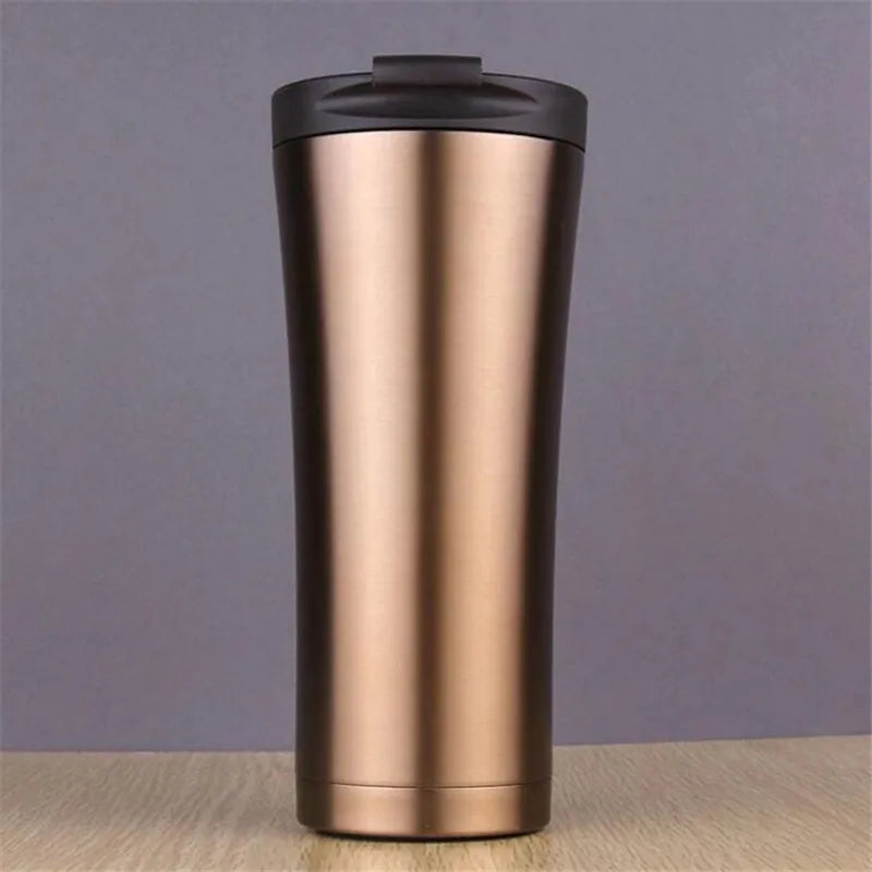 500ML Coffee Tea Mug Milk Water Bottle Thermocup Thermo Mug Double Wall Stainless Steel Coffee Mug
