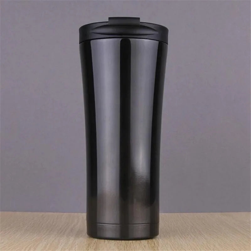 500ML Coffee Tea Mug Milk Water Bottle Thermocup Thermo Mug Double Wall Stainless Steel Coffee Mug