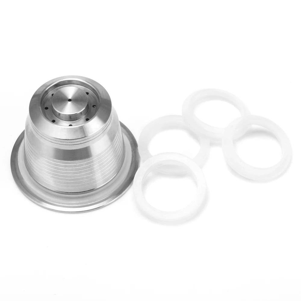 ICafilas Brand 5 pcs Silicone O-rings Compatible With Nespresso Stainless Steel Refillable Capsules