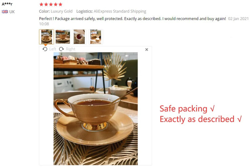 Europe Bone China Coffee Cup Saucer Spoon Set 200ml Luxury Ceramic Mug Top-grade Porcelain Tea Cup