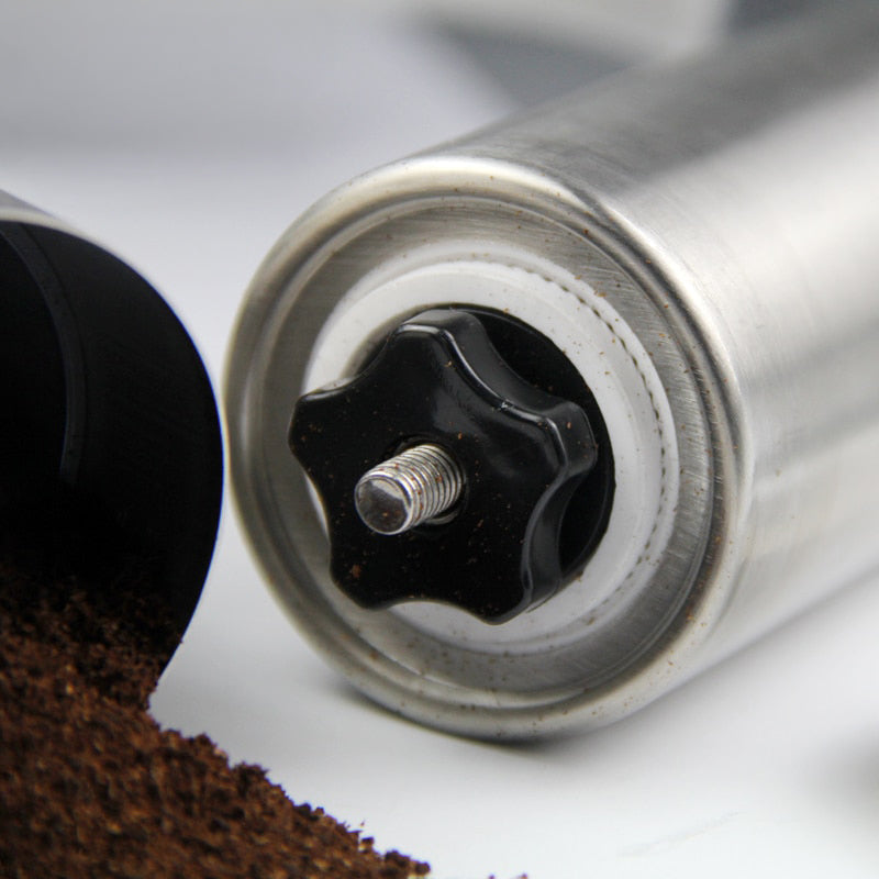 Compact Manual Coffee Grinder with Ceramic Burr