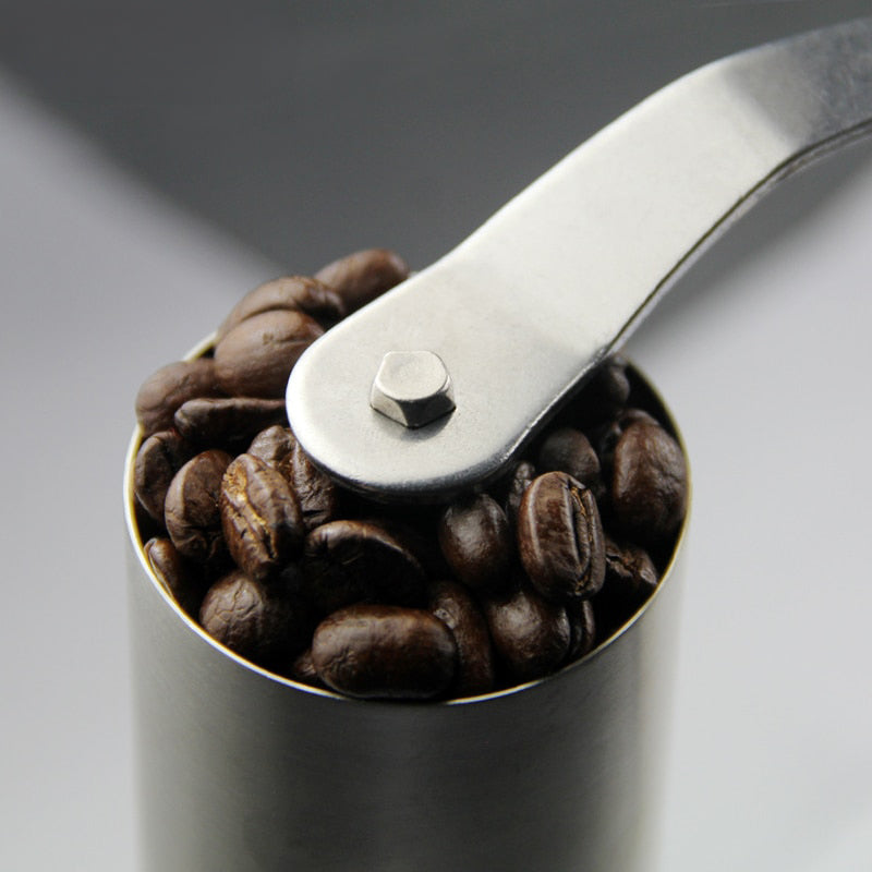 Compact Manual Coffee Grinder with Ceramic Burr