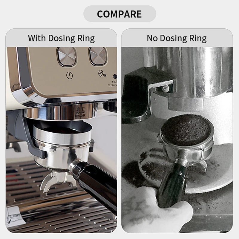 Coffee Dosing Ring Magnetic 51MM 53MM 58MM For Delonghi Breville Portafilter Espresso Accessories