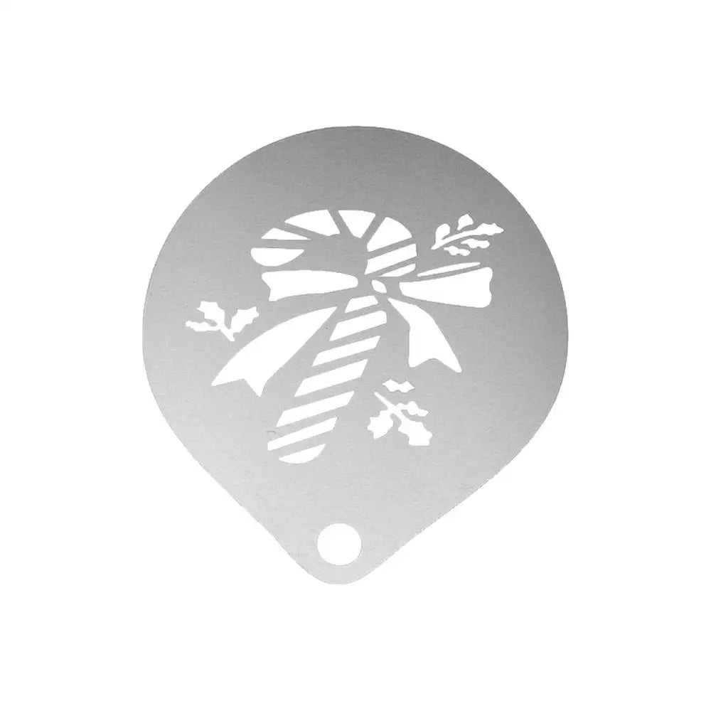 Coffee Latte Cappuccino Barista Stencils | Stainless Steel | Templates for DIY Coffee Art & Design