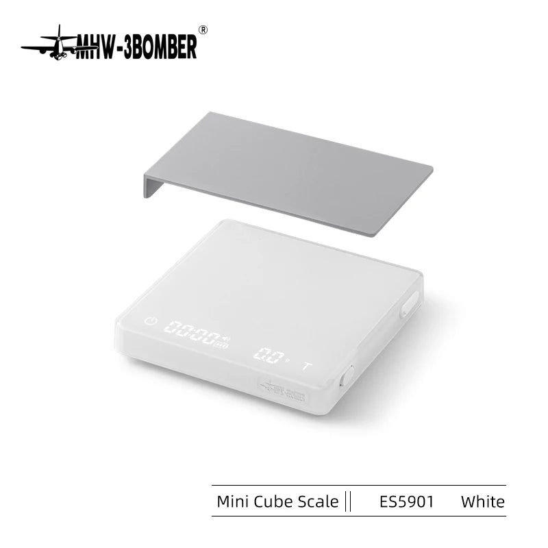 MHW-3BOMBER Digital Coffee Scale 2000g/0.1g | High Precision Rechargeable Kitchen Barista Scale