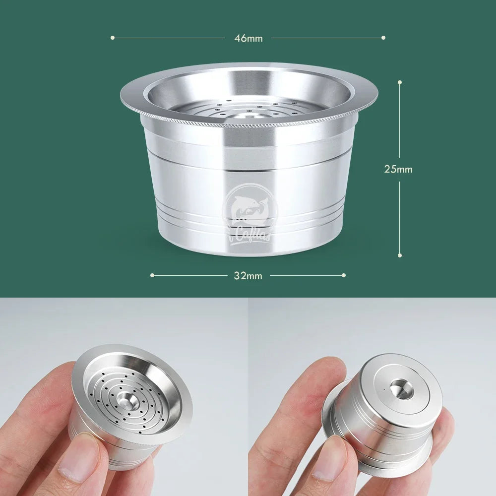 Reusable Caffitaly® Stainless Steel Coffee Capsule, Espresso Pod for S21, S22 & Ruby machines
