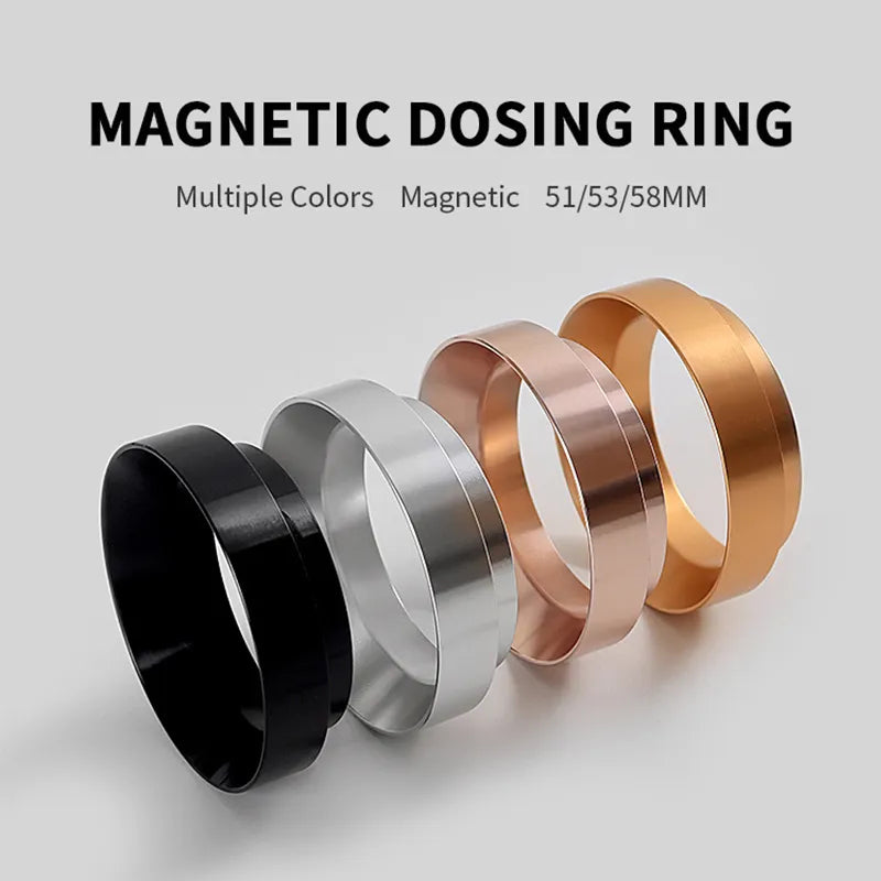 Coffee Dosing Ring Magnetic 51MM 53MM 58MM For Delonghi Breville Portafilter Espresso Accessories