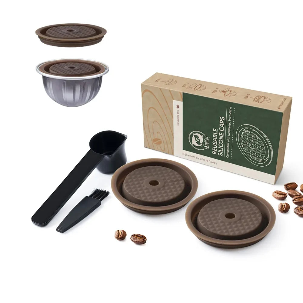 Reusable Silicone Lid for Nespresso® Vertuo Next & Pop Capsules