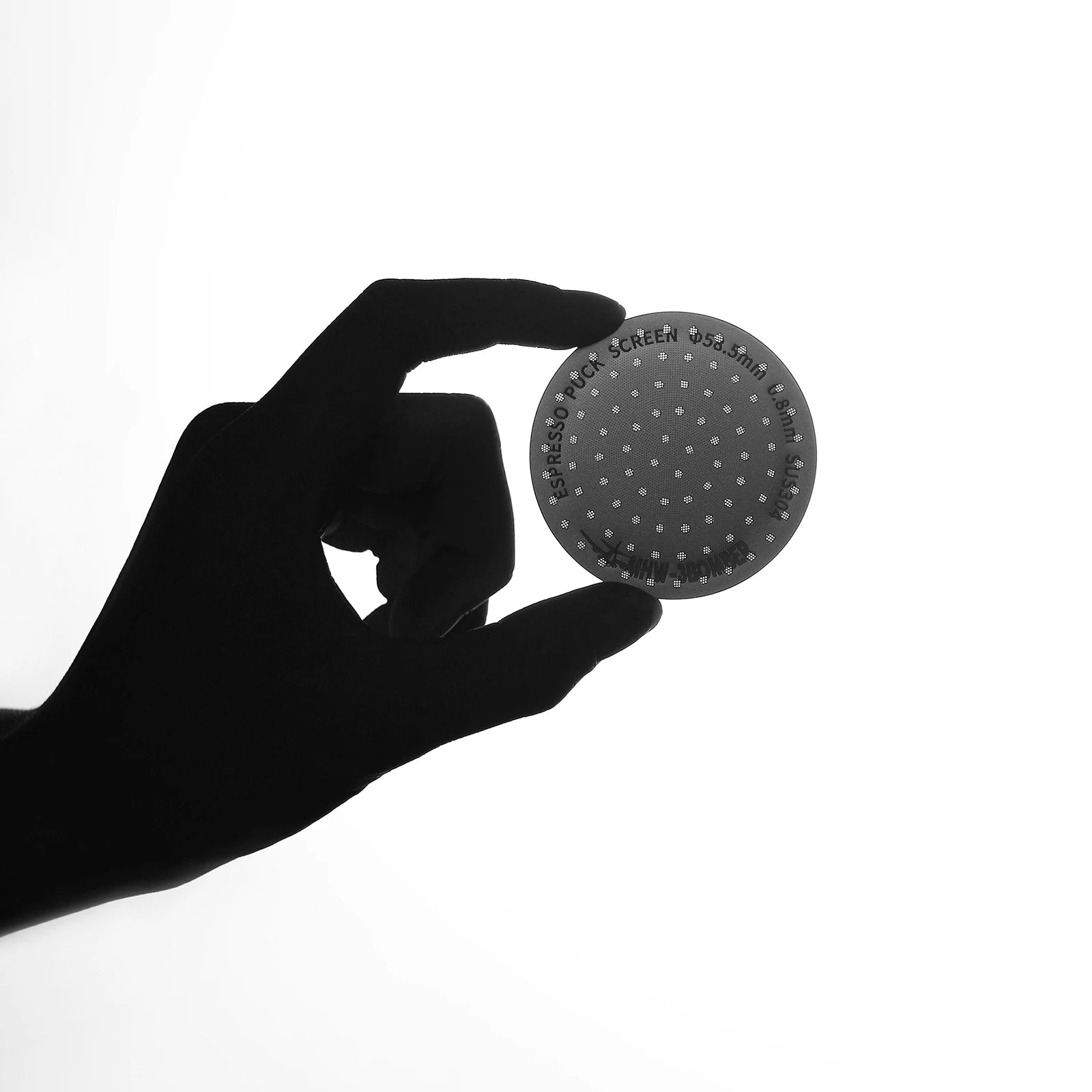 Espresso Puck Screen 51mm 53mm 58.5mm Titanium Coated Reusable Filter 0.8mm Metal Mesh