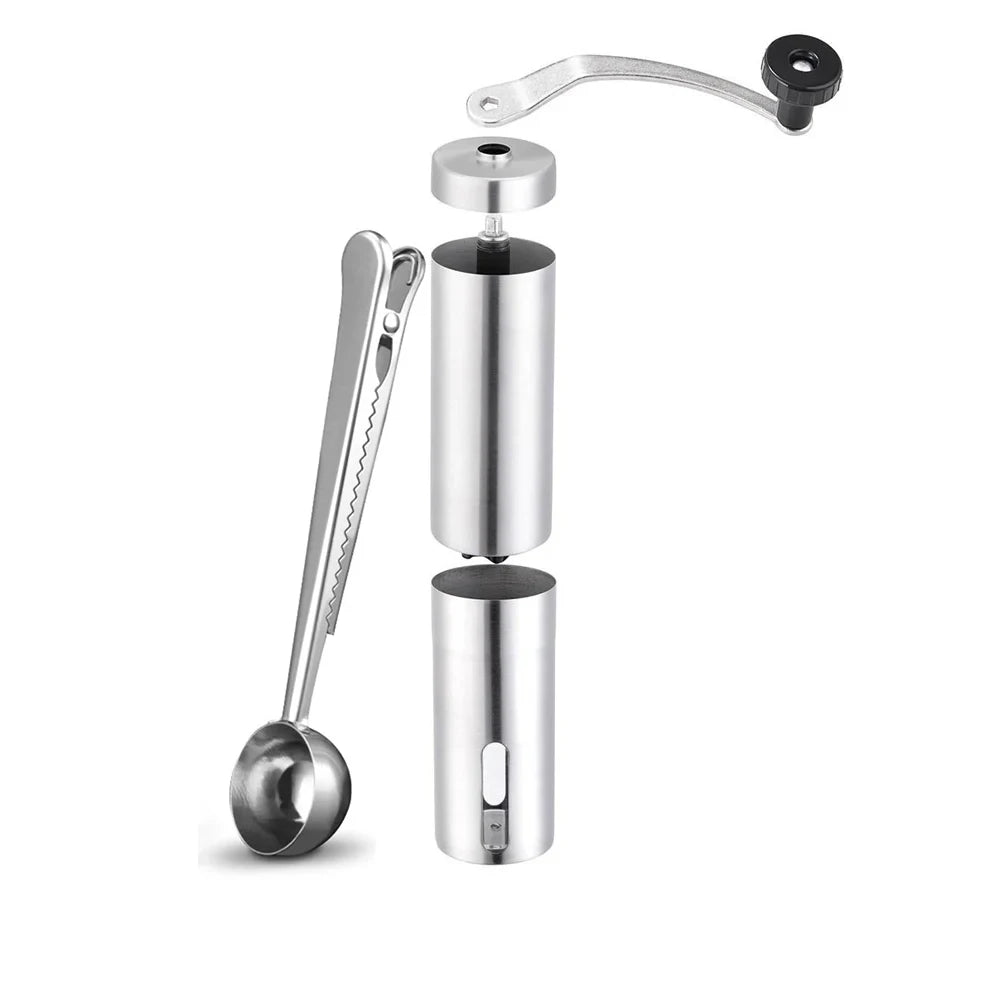 Mini Manual Coffee Grinder|Stainless Steel Hand Bean Grinder Compatible with Nespresso & Dolce Gusto