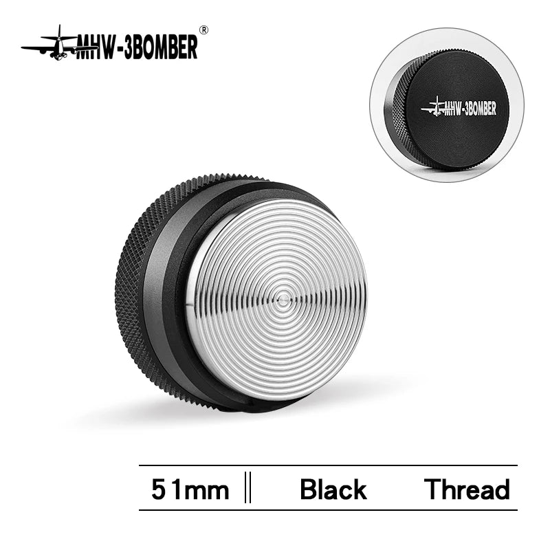 51/53/58mm Coffee Distributor and Espresso Tamper Professional Tamping Mat and Brush Set