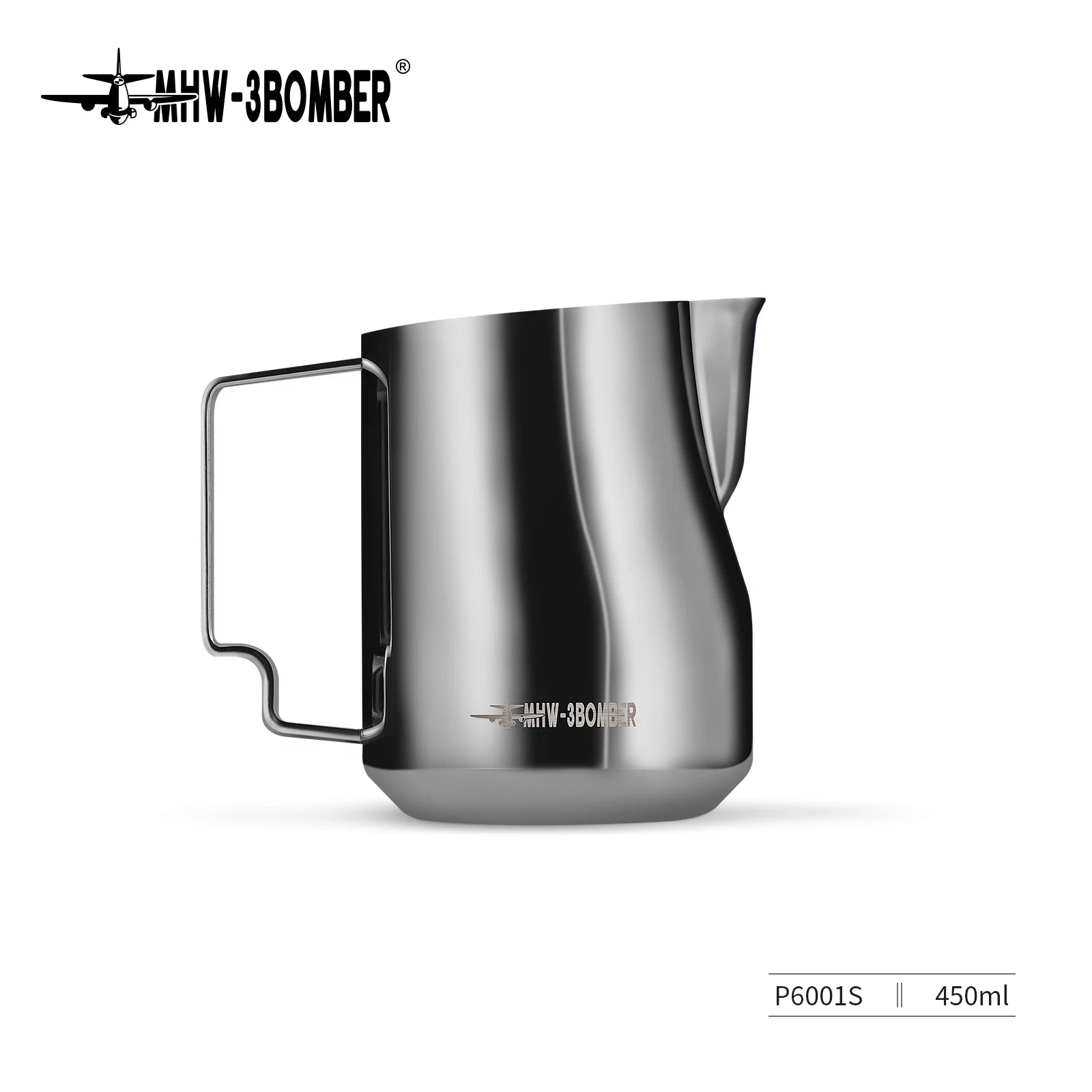 350ml 450ml Stainless Steel Milk Frothing Pitcher Turbo Latte Art Jug Barista Coffee Tool