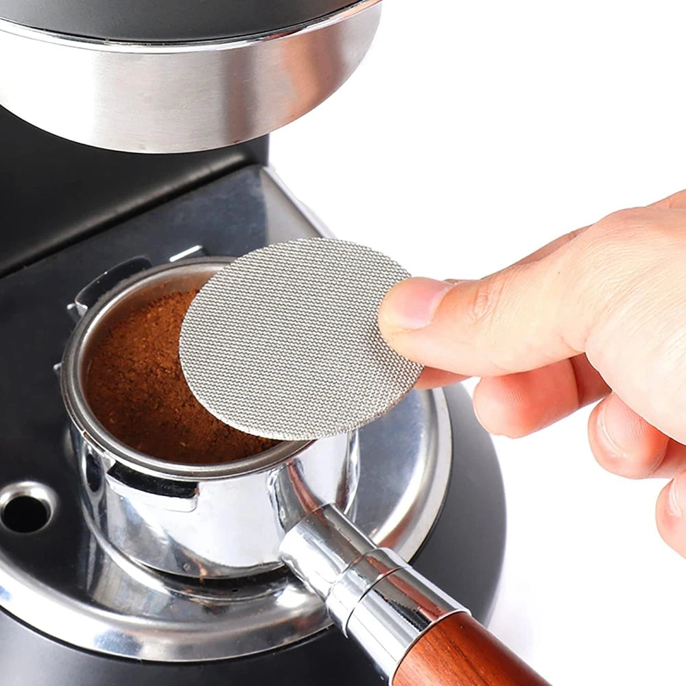51/53.3/58mm Coffee Filter Basket 150μm Lower Screen Heat Resistant Mesh Portafilter Barista