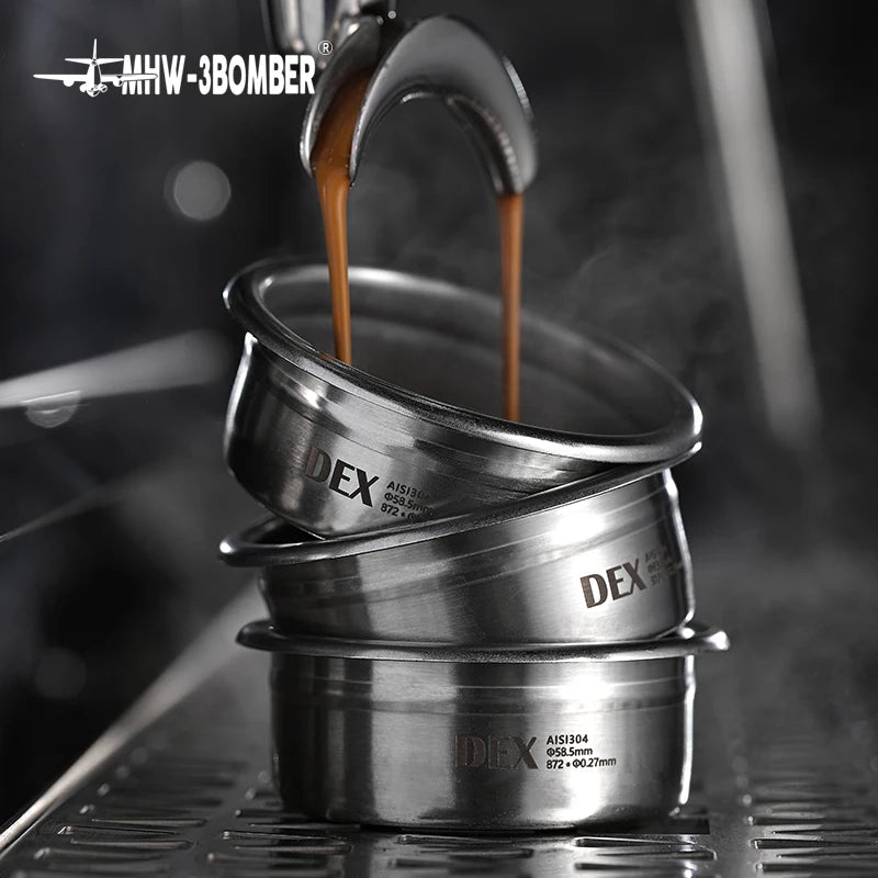 58.5mm Espresso Filter Basket 18g 20g Precision Coffee Basket with Puck Screen Portafilter