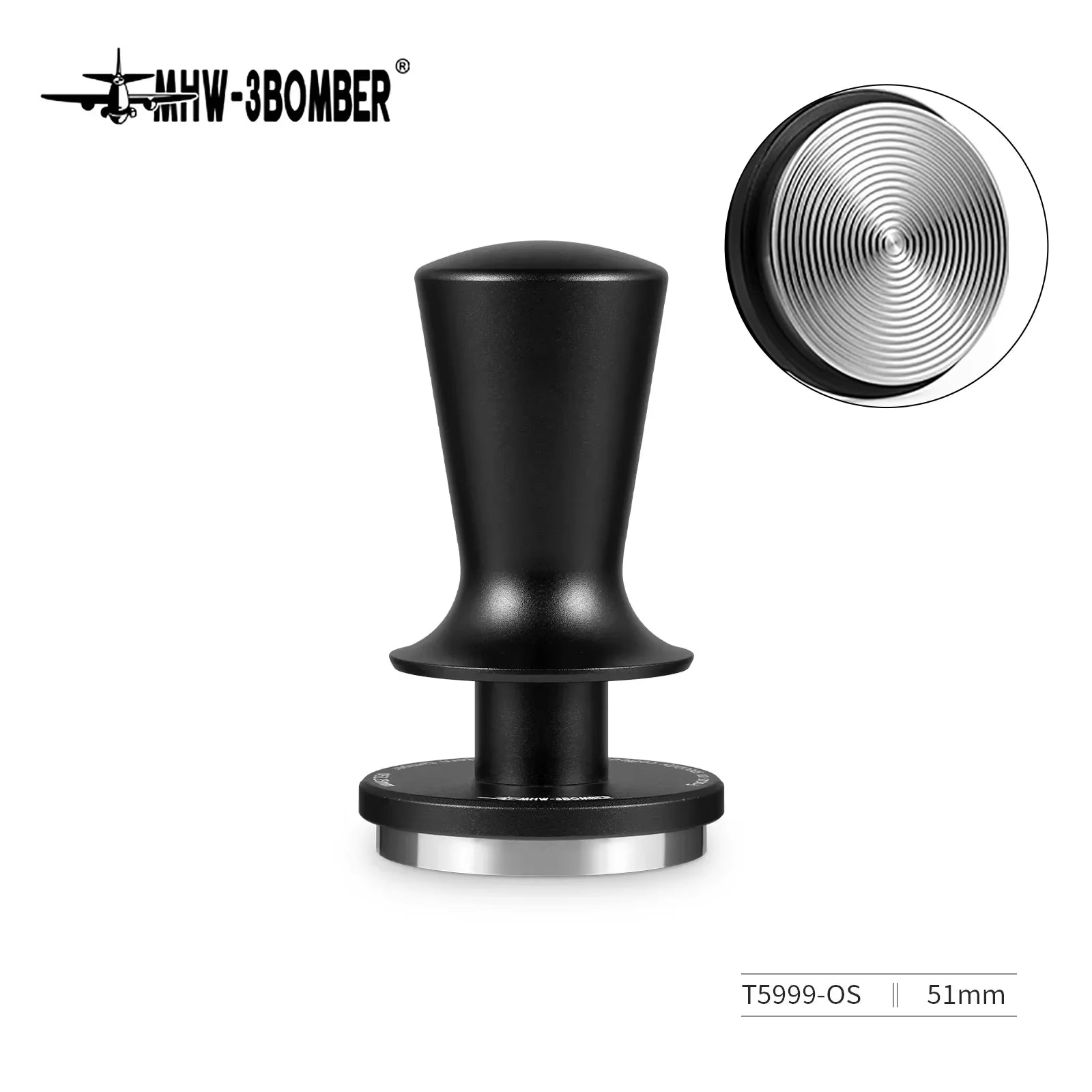 Coffee Tamper 51mm 53.35mm 58.35mm Dual Spring Espresso Tamper Stainless Steel Base Tool