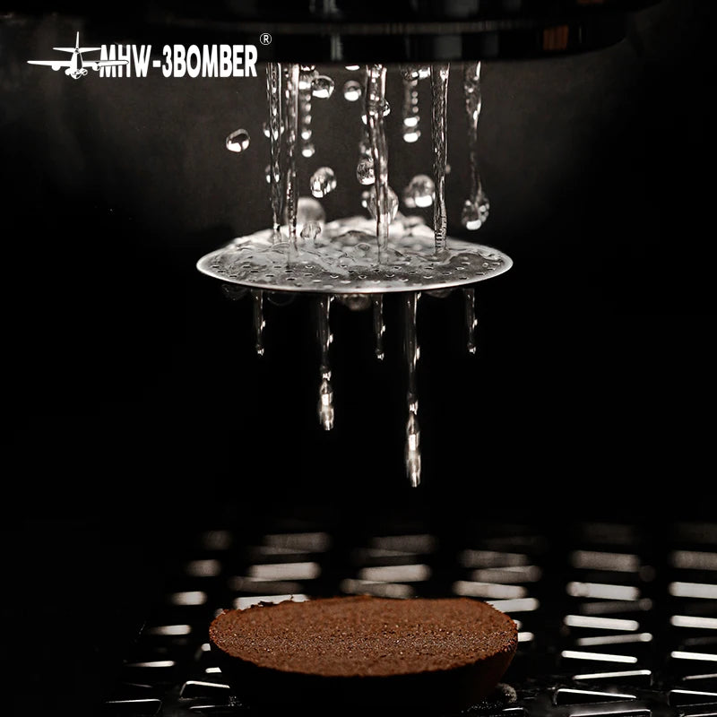 Espresso Puck Screen 51mm 53mm 58.5mm Titanium Coated Reusable Filter 0.8mm Metal Mesh