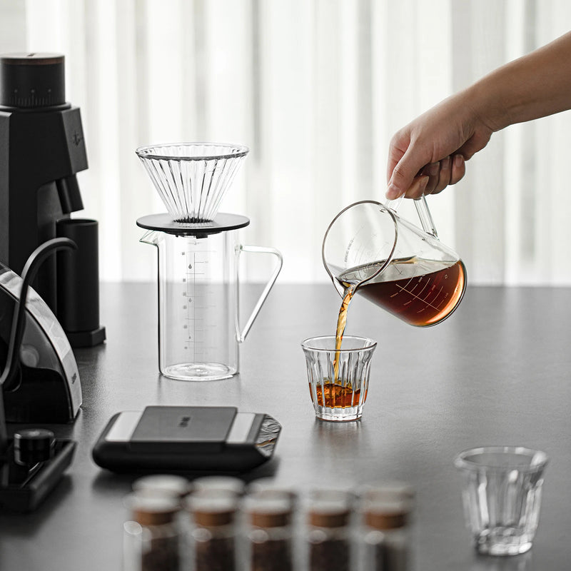 360/500ml Glass Measuring Cup Coffee Server High Borosilicate Glass Espresso Measuring Cups Barista