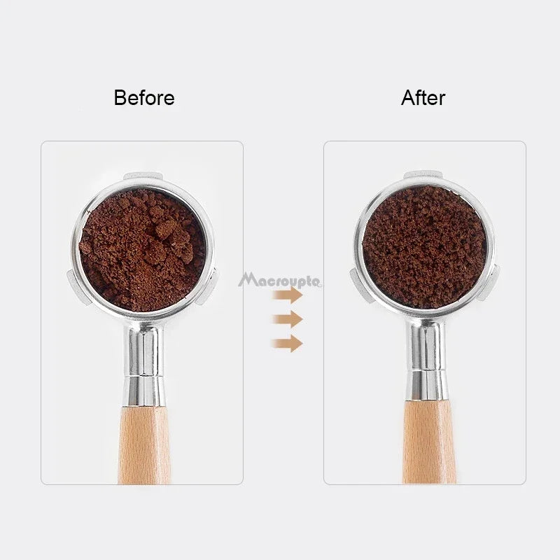 Stainless Steel Coffee Powder Tamper Espresso Powder Stirrer Distributor Leveler Tools Cafe Stirring