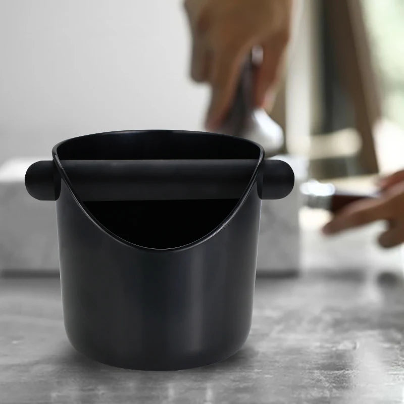 Coffee Knock Box Espresso Grounds Bin Anti Slip Shock Absorbent Barista Dump Container Tool