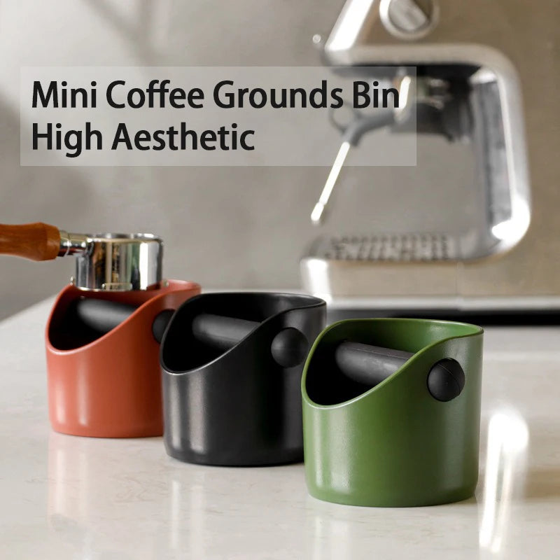Coffee Knock Box Espresso Grounds Container Anti Slip Dump Bin Barista Tool KFQZH01 ABS