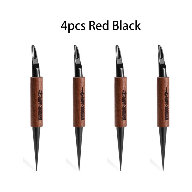 MHW-3BOMBER Coffee Art Pen Set – 1pc or 4pcs Vintage Home Barista Tools for Latte & Cappuccino Decor