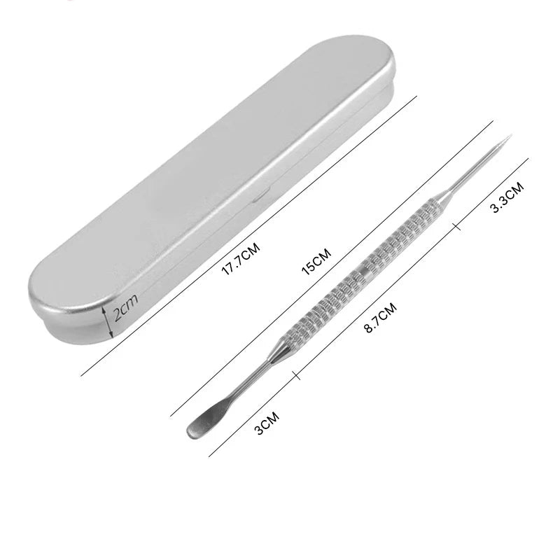 LMETJMA Stainless Steel Coffee Latte Art Pen | Spice & Cappuccino Decorative Drawing Tool