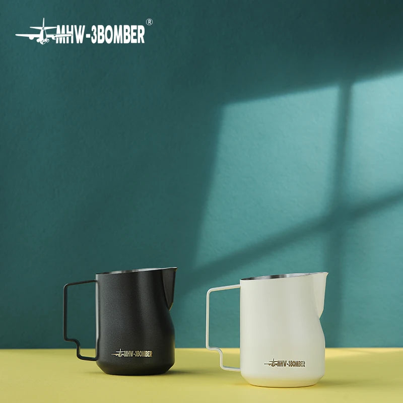Turbo Milk Frothing Pitcher 450ml Milk Foam Jug Stainless Steel Steaming Pitchers Home Accessories