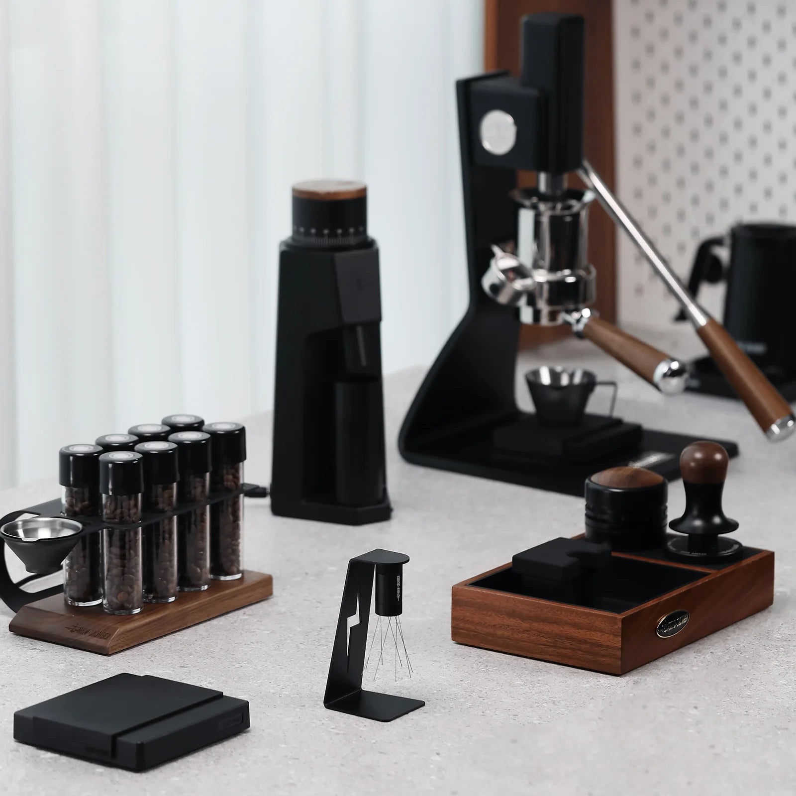 Barista Gift Coffee Stirring Distribution Adjustable Espresso Accessories Magnetic Absorption Stand