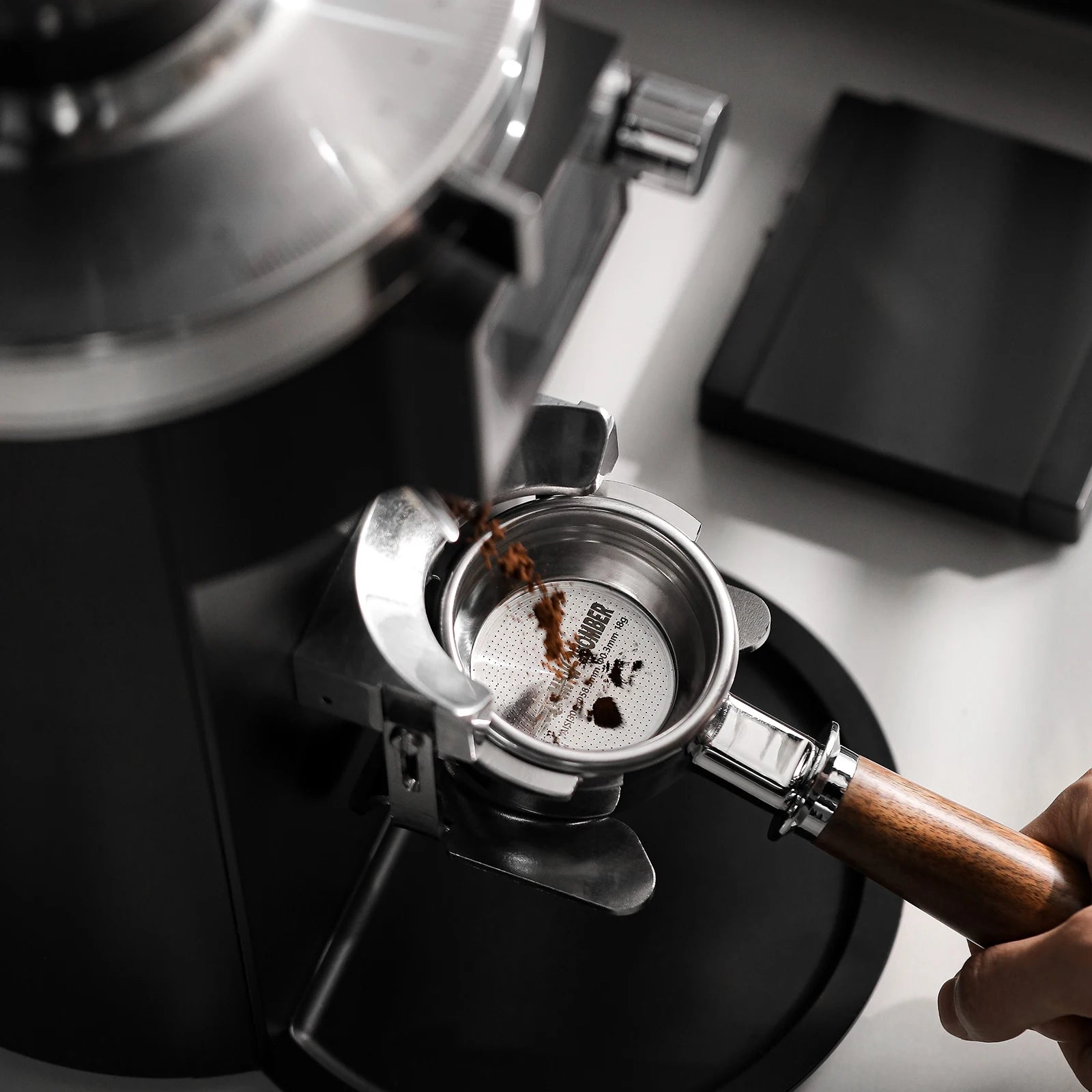 58mm Espresso Maker Filter Basket Detachable Stainless Steel Bottomless Portafilter Baskets Barista